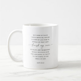 Apostelgeschichte 20:24 Meinen Lauf mit Freude vol Kaffeetasse