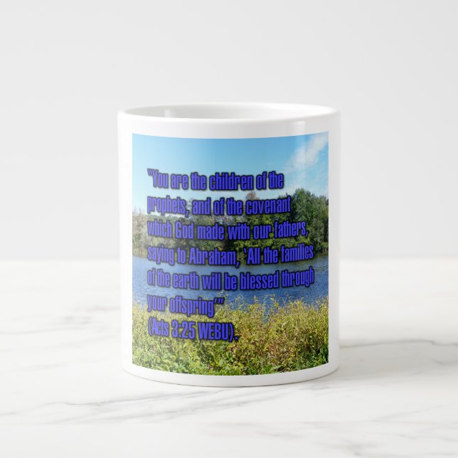Apostelgeschichte 3:25 WEBU Tasse (Vorderseite)