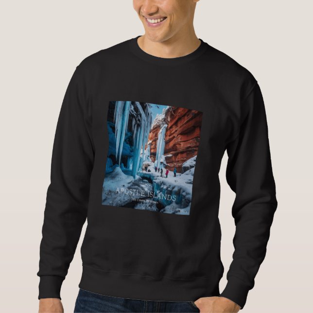 Apostelinseln Eishöhlen Wisconsin Sweatshirt (Vorderseite)