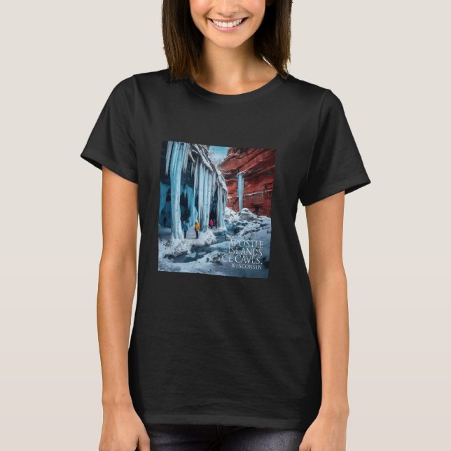 Apostelinseln Eishöhlen Wisconsin T-Shirt (Vorderseite)