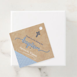 Apostle Diamond Favor Tag Geschenkanhänger