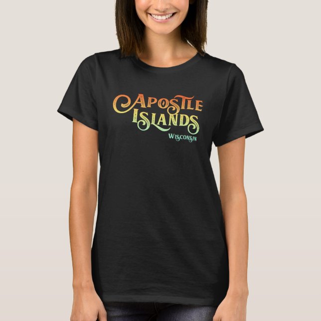 Apostle Islands Wisconsin tourist souvenir T-Shirt (Vorderseite)