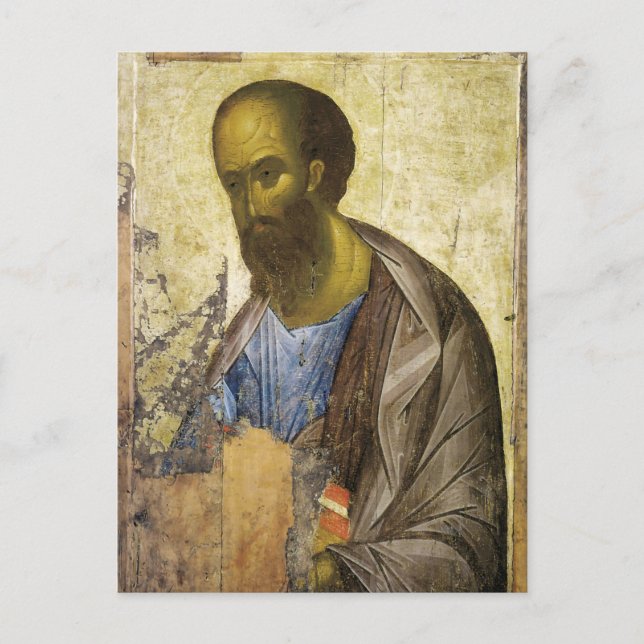 Apostle Paul von Andrei Rublev Postkarte (Vorderseite)