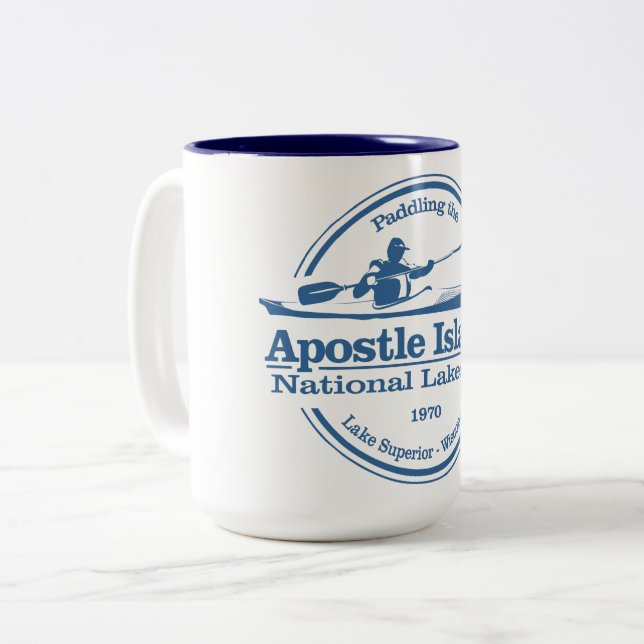 Apostles Islands NL (SK) Zweifarbige Tasse (Vorderseite Links)