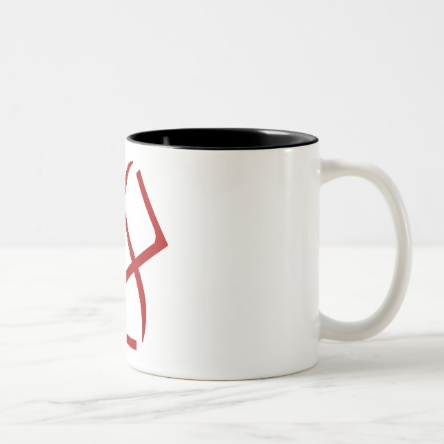 Apostolic Johannite Kirchen-Tasse Zweifarbige Tasse (Rechts)