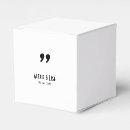 Apostrophe-Drageenbox Geschenkschachtel