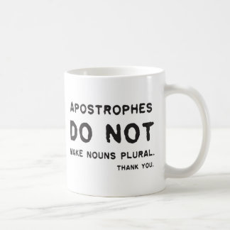 Apostrophverwendung Kaffeetasse