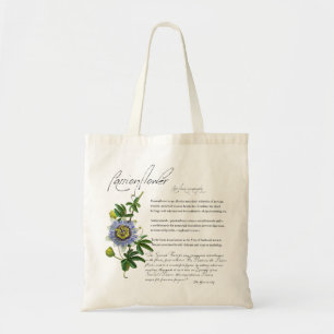 Apothécaire de plantes : Passionflower   Sac fourr