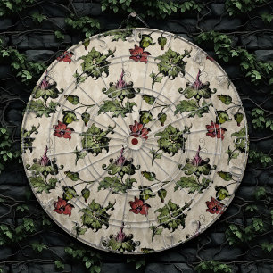 Apothecary Hexe Pflanze Steampunk Botanische Krä Dartscheibe