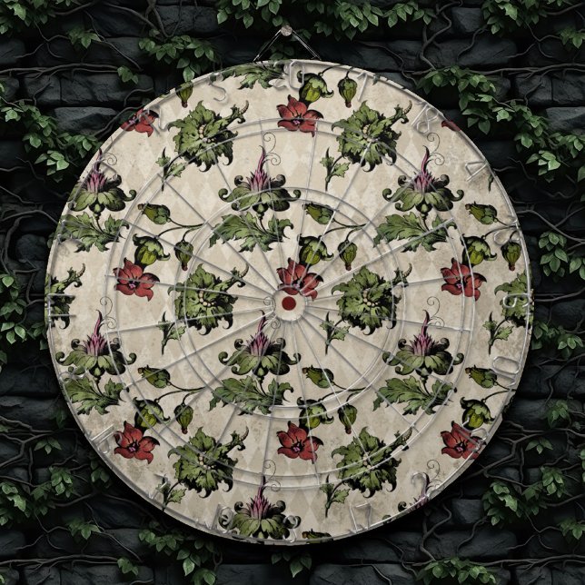 Apothecary Hexe Pflanze | Steampunk Botanische Krä Dartscheibe (Von Creator hochgeladen)