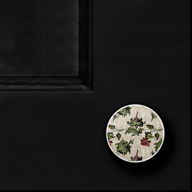 Apothecary Hexe Pflanze | Steampunk Botanische Krä Keramikknauf (Von Creator hochgeladen)