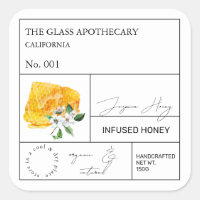 Apothecary Jasmine Infomaterial Honey Label