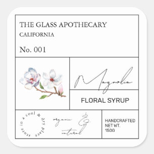 Apothecary Magnolia Étiquette