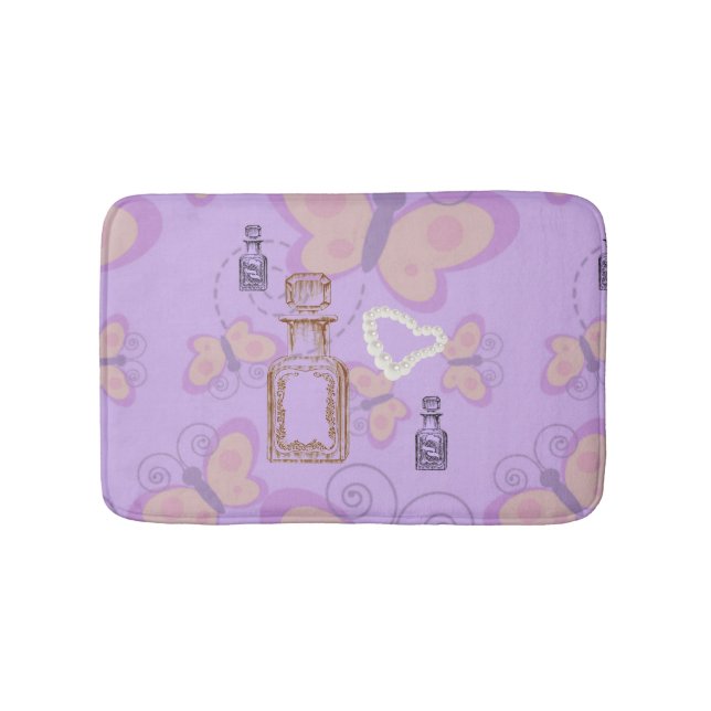 Apothecary & Pearl Hearts Small Bath Mat Badematte (Vorderseite)