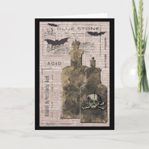 Apothecary Poison Labels Flaschen Karte