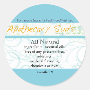 Apothecary Suds Stickers II