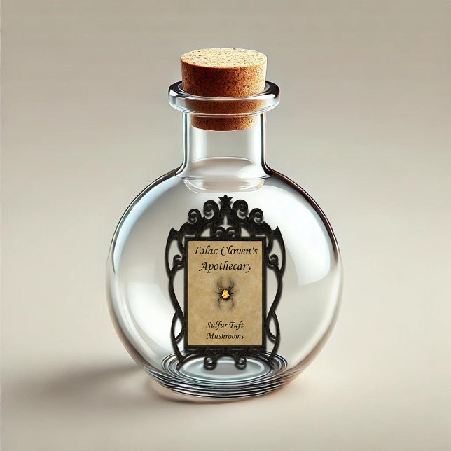 Apothekar von Lilac Cloven: Pilze aus Sulfat Aufkleber (Von Creator hochgeladen)