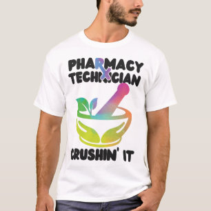 Apotheke Apotheker, der sie zerkleinert T-Shirt