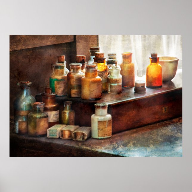 Apotheke - Chemische Bestandteile Poster (Vorne)