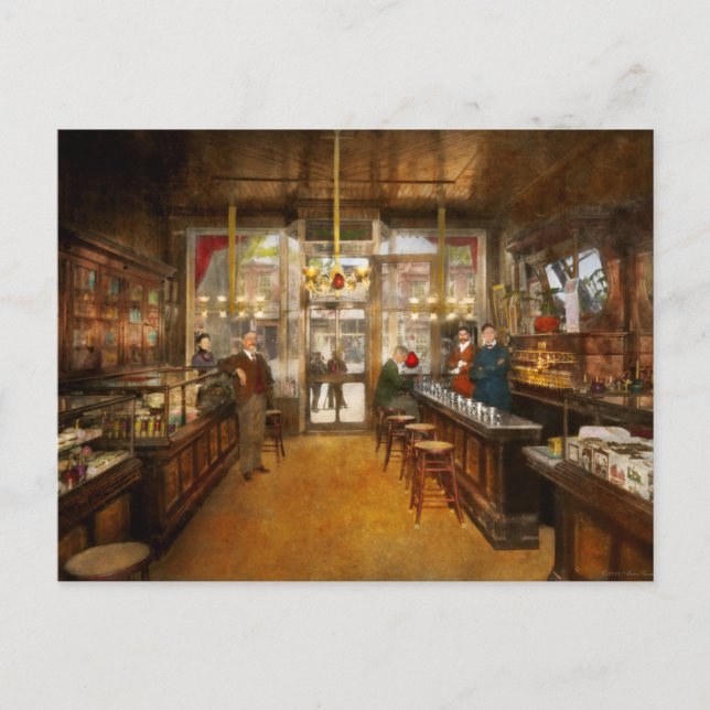 Apotheke - Congdon's Pharmacy 1910 Postkarte (Vorderseite)