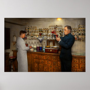 Apotheke - Der Mixologe 1905 Poster