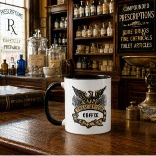 Apotheke des viktorianischen Zeitalters Phoenix Re Tasse