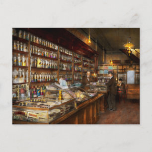 Apotheke - Ein Besuch des Chemiker 1913 Postkarte