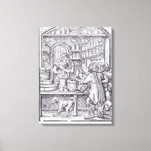 Apotheke, herausgegeben von Hartman Schopper Leinwanddruck