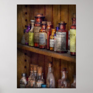 Apotheke - Im Inneren des Arzneimittelkabinetts Poster