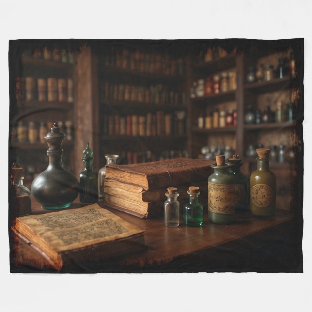 Apotheke Tischtennis Fleecedecke (Vorderseite (Horizontal))