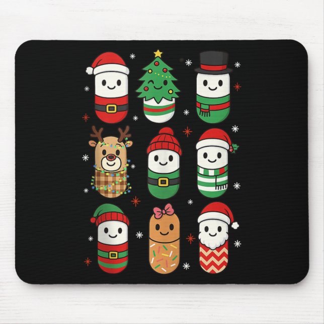 Apotheke Weihnachten Xmas Stimmung Apotheker Apoth Mousepad (Vorne)