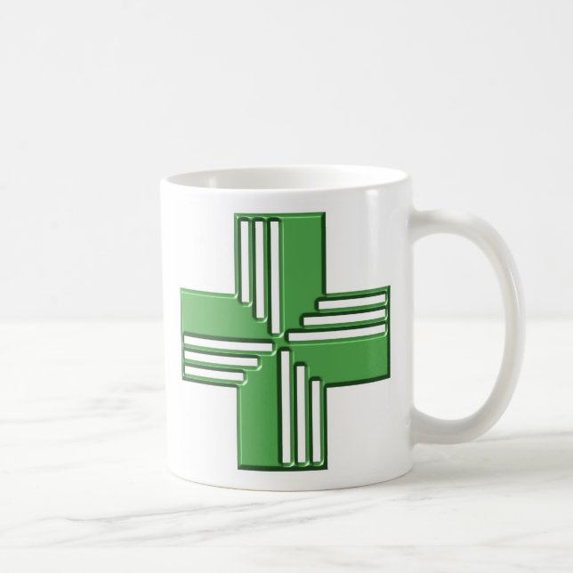 Apotheken-Kreuz Kaffeetasse (Rechts)