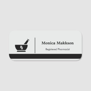 Apotheken-Logo Apotheker Medizin  Namensschild