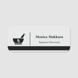Apotheken-Logo Apotheker Medizin  Namensschild