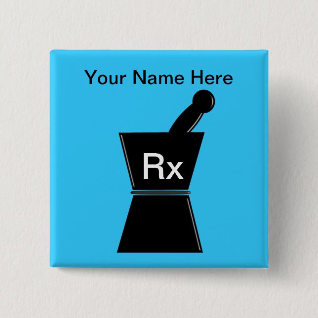 Apotheken-NamensButton-kundengerechter Name fügen Button (Vorderseite)