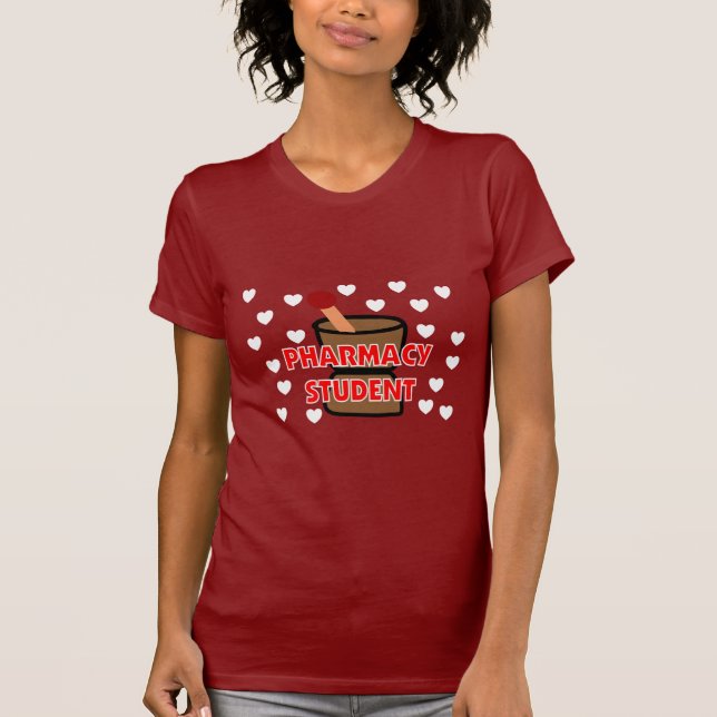 APOTHEKEN-STUDENT Stampfe-und Mörser-T - Shirts (Vorderseite)