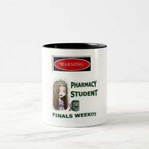 Apotheken-Studenten-Tasse Zweifarbige Tasse