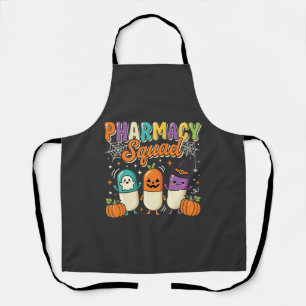 Apotheken-Team Halloween-Geister-Pillen-Design_1 Schürze