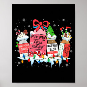 Apotheken-Team Weihnachten Apotheker Medizin Renti Poster