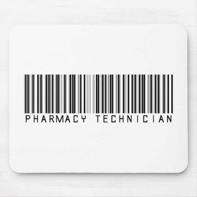 Apotheken-Techniker-Bar-Code Mousepad (Vorne)