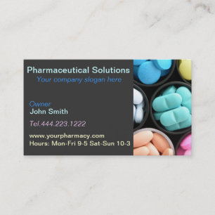 Apothekenapothekermedikations-Listen-Visitenkarte Visitenkarte
