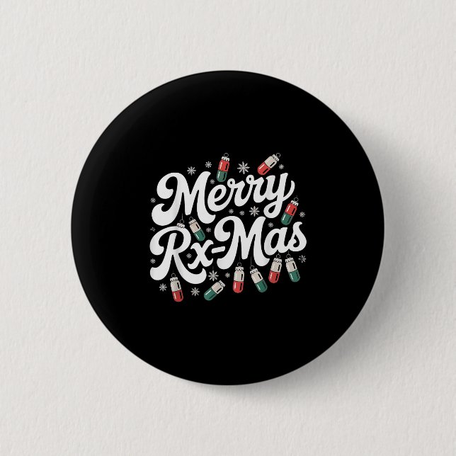 Apothekenhelfer Weihnachten Apotheker Apotheke Button (Vorderseite)
