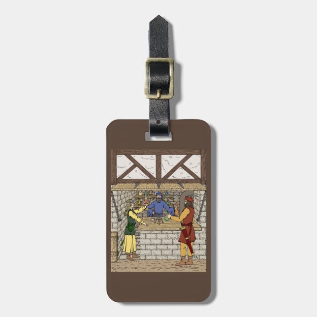 Apothekenladen Gepäckanhänger (Vorderseite vertikal)