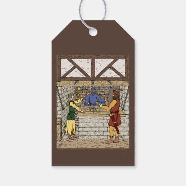 Apothekenladen Geschenkanhänger (Vorderseite)