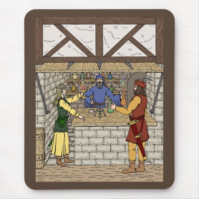 Apothekenladen Mousepad (Vorne)