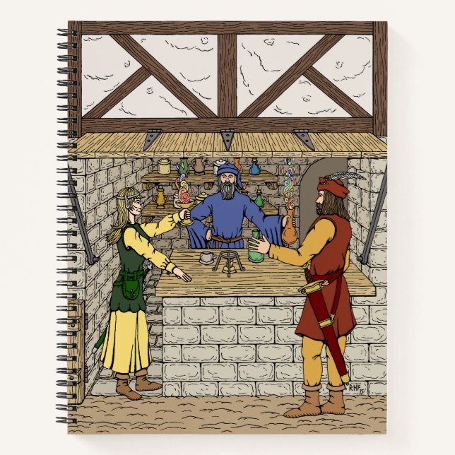 Apothekenladen Notizbuch (Vorderseite)