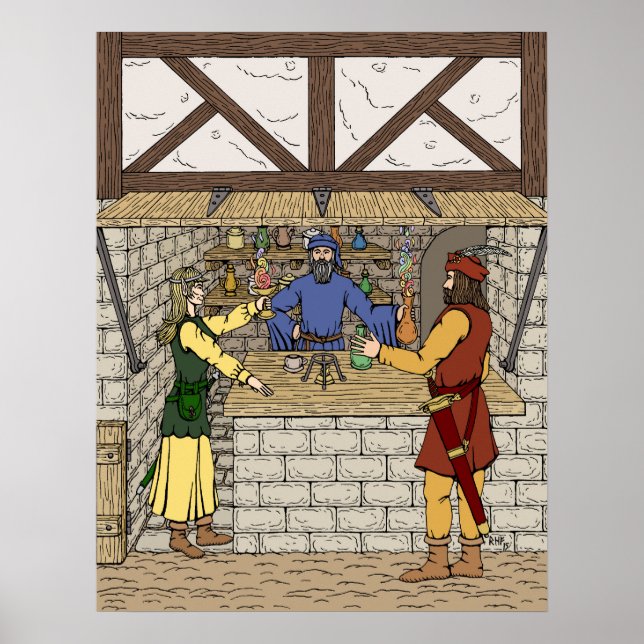 Apothekenladen Poster (Vorne)