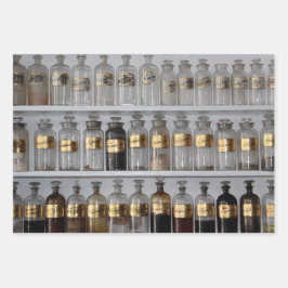Apothekenpapier Geschenkpapier Set
