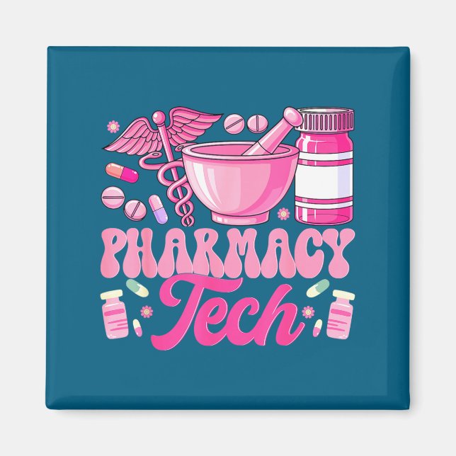 Apothekentechniker Pharmaziestudent Magnet (Vorne)