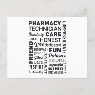 Apothekentechniker Tech Medizin Apotheker Geschenk Postkarte